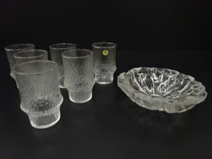 HOYA　ホヤガラス　灰皿・タンブラーセット　洋食器